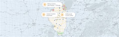 Illinois Casinos Map .
